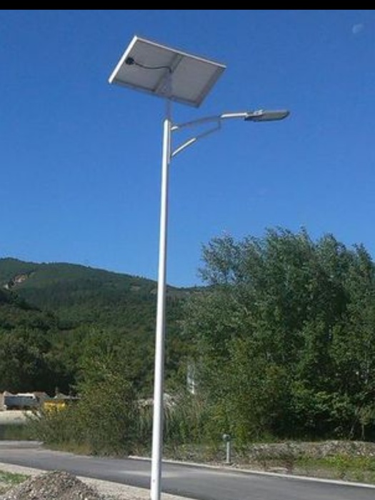 Lampadaire solaire autonome Mairie, Abri bus